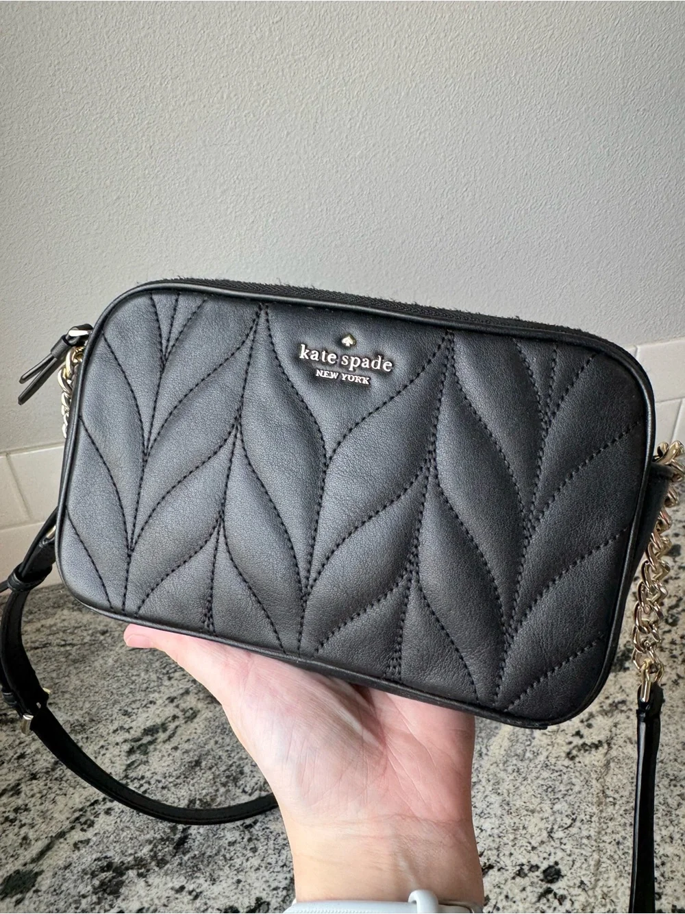 Kate Spade Briar Lane Quilted Kendall Crossbody Bag. EUC.